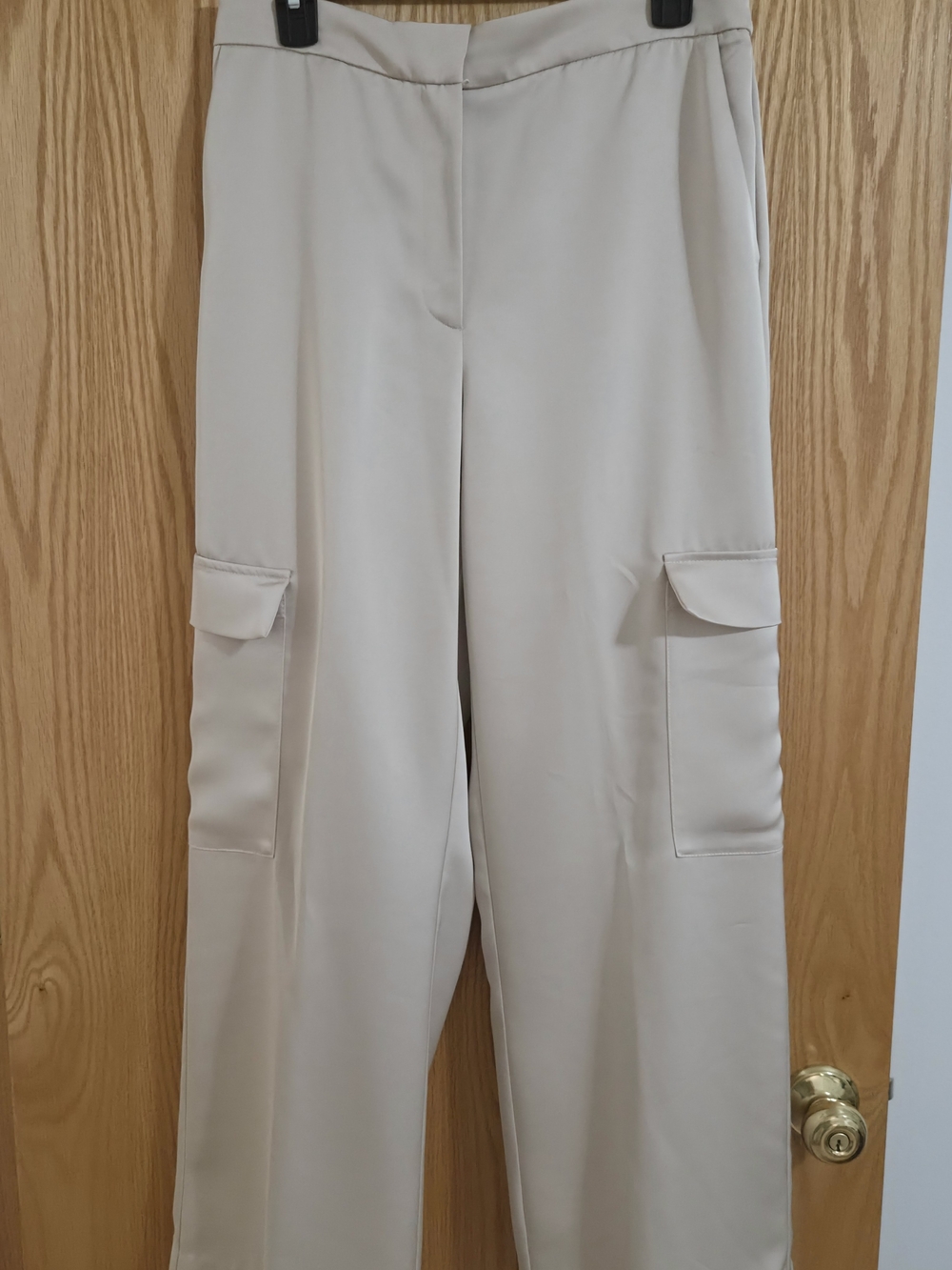 Beige Cargo Pants